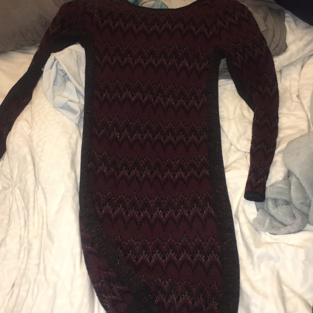 Free people tight knit sweater dress